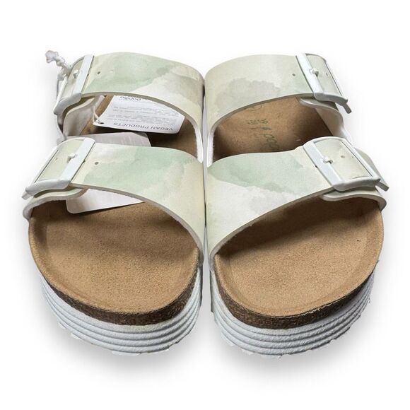 NEW Birkenstock Women's Size 6 Arizona Grooved Vegan Platform Papillio Sandals - Picture 4 of 8